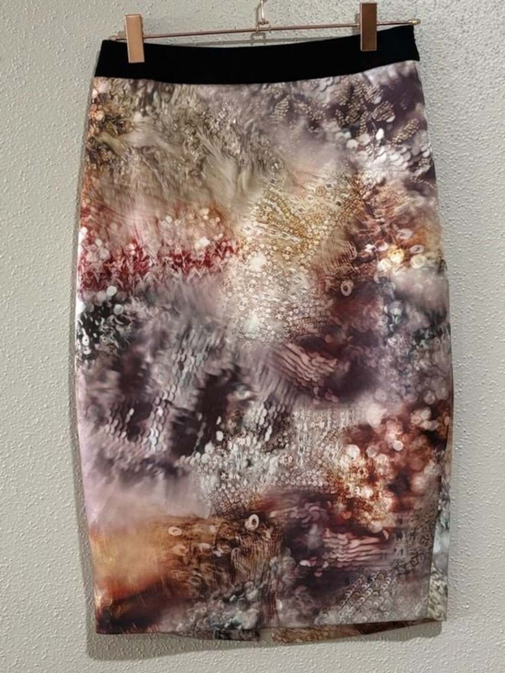 Ted Baker London Abstract Print Pencil Skirt | Size 1 (US 4) | EUC